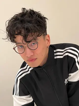 パーマ メンズ 田邉 海斗のヘアスタイル