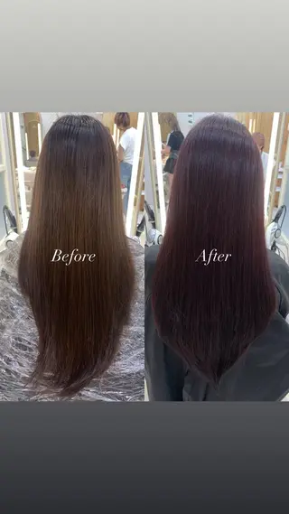 ロング カラー 鈴木 彩莉のヘアスタイル