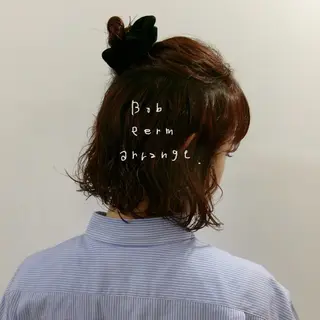 ショート パーマ kii所属・Kouda harukaのヘアスタイル