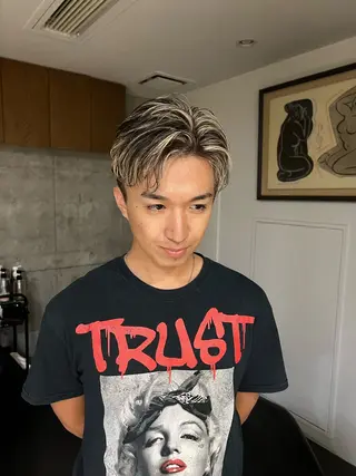 ショート カラー メンズ Tycann(タイカーン)所属・今泉 友希のヘアスタイル