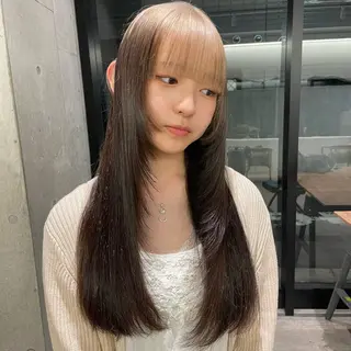 ロング カラー ヘアアレンジ Mizobe misakiのヘアスタイル
