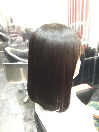 ミディアム カラー Annon プライベートサロンのヘアスタイル