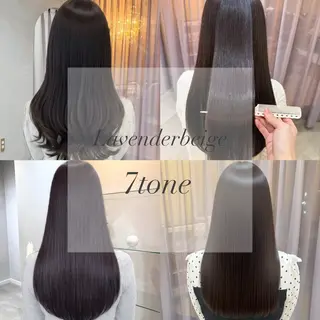 セミロング ゆうな/レイヤー 髪質改善のヘアスタイル