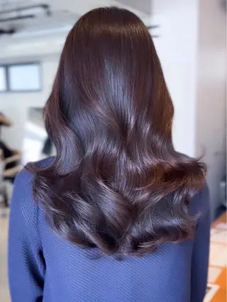 ロング カラー ヘアアレンジ 垢抜け透明感カラー 指名No.1shunのヘアスタイル