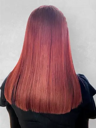 セミロング カラー ʚザクザクレイヤー× 艶透明感/にしじまɞのヘアスタイル