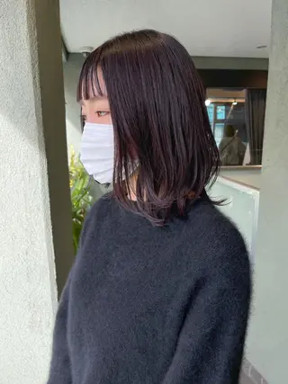 ミディアム カラー HIROKI ” stylistのヘアスタイル