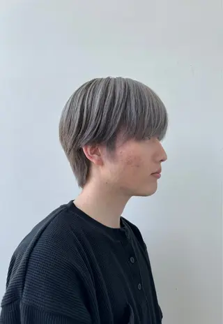 ショート カラー メンズ 中谷 あずみのヘアスタイル