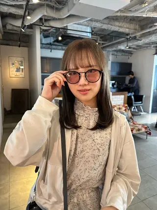 セミロング トレンドカット🫧 /髪質改善✨TOWAのヘアスタイル