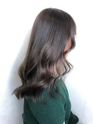 セミロング カラー 古山 勇太のヘアスタイル