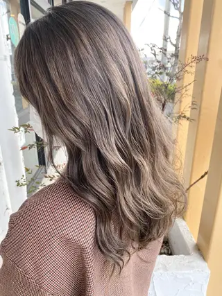 ロング カラー Gain池下 レディースのヘアスタイル