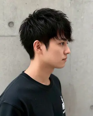 ショート パーマ メンズ FIX hair所属・FIX店長/名駅/ 国際センター/パーマのヘアスタイル