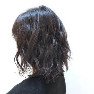 ミディアム カラー 🌈ぷる艶カラー🌈 髪質改善👑柳沼尚貴のヘアスタイル