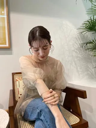 ヘアアレンジ レイヤーカット🎀 kanaのヘアスタイル