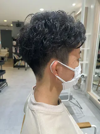 パーマ メンズ rivegauche yasuokaのヘアスタイル