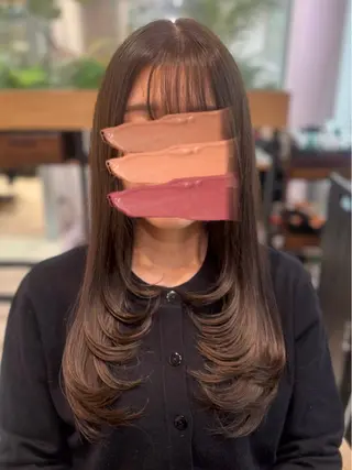 ロング カラー AMELY静岡呉服町店所属・AMELY　寺田 朱里のヘアスタイル