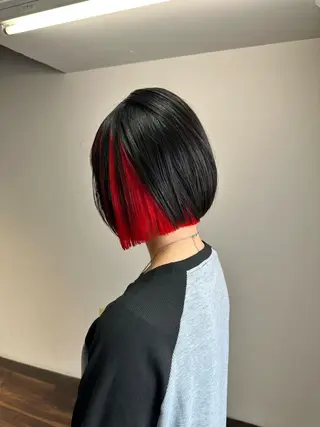 ミディアム カラー ワンホンヘア ケラチン/Kaitoのヘアスタイル