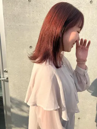 セミロング 似合わせカットカラー 👩MINAのヘアスタイル