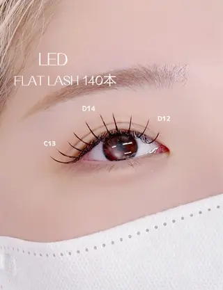 マツエク・マツパ La SHE's 天王寺店所属・momo LaSHE's天王寺のマツエク・マツパデザイン