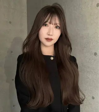 ロング カラー 阿部 瑠斗のヘアスタイル