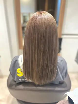 ミディアム カラー 髪質改善SALON CLALA by Manis of hair所属・尾崎 百花のヘアスタイル