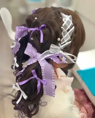 セミロング ヘアメイク/着付 AYAKAのヘアスタイル