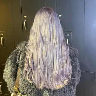 ロング カラー ヘアアレンジ 海外/ハイトーン🪽 ☯️ami☯️のヘアスタイル