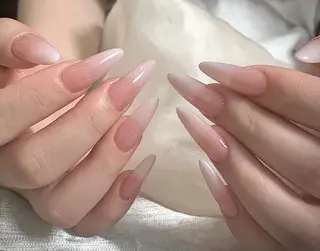 ネイル By moonネイル 🌷ワンホン/韓国風のネイルデザイン