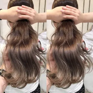 ロング カラー ヘアアレンジ BANK'S hair所属・💐ケラチン 髪質改善寺坂雄飛💐のヘアスタイル