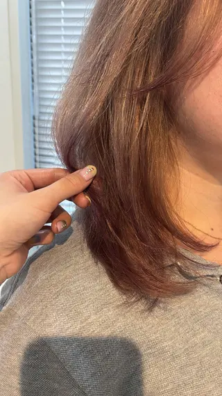 カラー 透明感カラー🫧 高田李胡のヘアスタイル