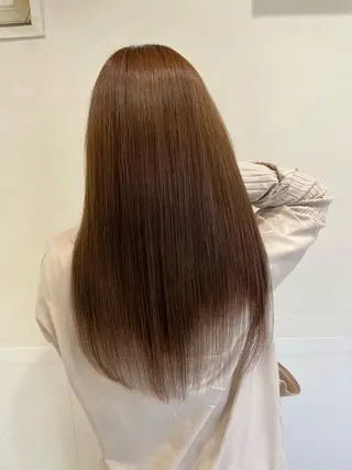 セミロング カラー ヘアアレンジ キッズ ネイル マツエク・マツパ 髪質改善カラー🦋 田村のヘアスタイル