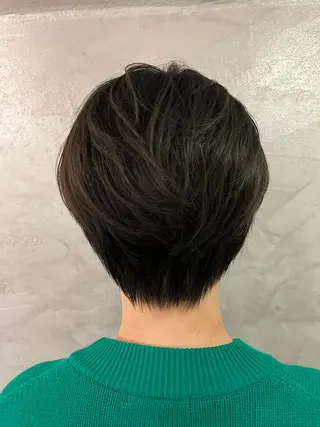 ショート カラー 透明感カラー/ ブリーチ無し/RYOのヘアスタイル