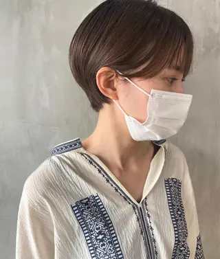 ショート カラー ヘアアレンジ stylist/蛯谷 珠里のヘアスタイル
