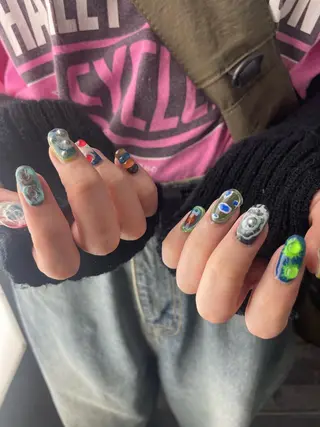 ネイル hair&nail ☯️アイリ☯️のネイルデザイン