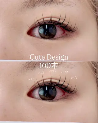 マツエク・マツパ 小山 澪のマツエク・マツパデザイン