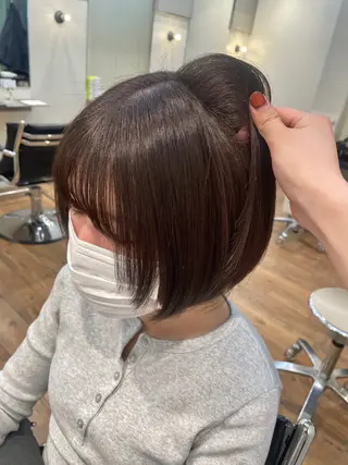 ショート 暖色/透明感カラー /nanami🌼のヘアスタイル