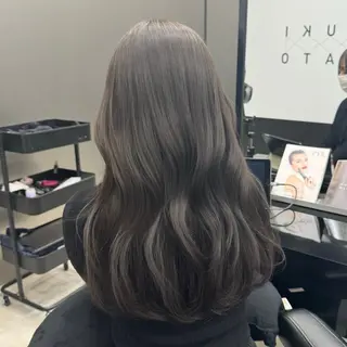 セミロング カラー HARUKI MINATO Japan SENDAI所属・🌈【透明感・韓国 ヘア】がっきー🌈のヘアスタイル