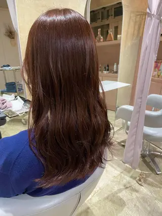 ロング カラー 韓国ボブ👩🇰🇷 小野絢未のヘアスタイル