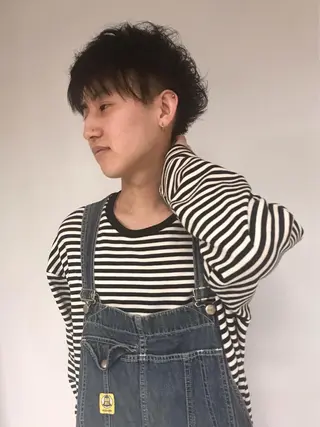 パーマ メンズ steed tokyo所属・KOOKI スティードトーキョーのヘアスタイル