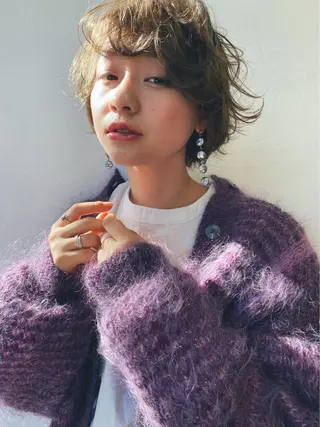 ショート カラー メンズカット特化柏駅 徒歩3分LOUのヘアスタイル