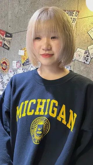 ショート ボブ/ショートボブ/ 岡山駅/別曽遥也のヘアスタイル