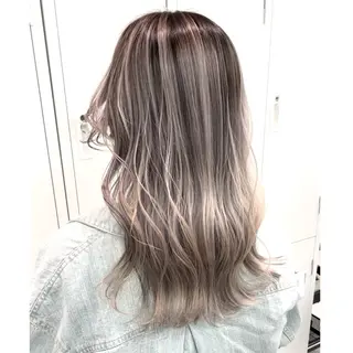 ロング カラー 奥山義進/大宮 /ダブルカラーのヘアスタイル