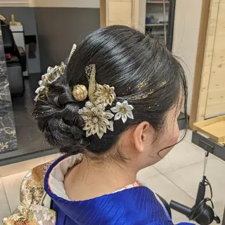 ヘアアレンジ ヘアセット✨髪質改善 ✨臼井直子のヘアスタイル