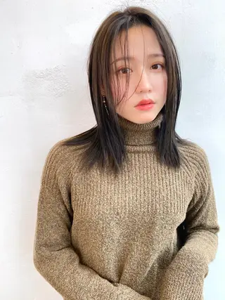 セミロング カラー 🥣 hashi 🛋️のヘアスタイル