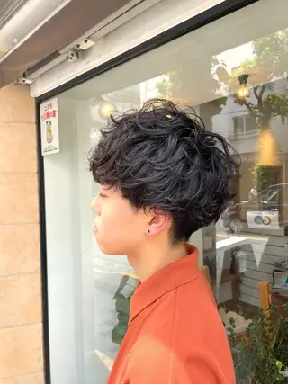 パーマ 渋谷 メンズヘア⭐️ タニグチヨシユキのヘアスタイル