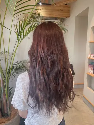 ロング カラー BASE hair所属・risa / base hairのヘアスタイル