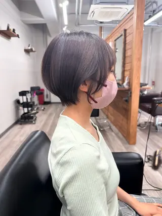 ショート カラー アンソニー ショウゴのヘアスタイル