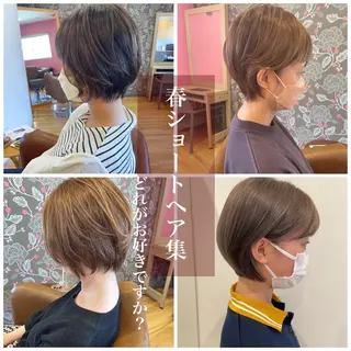 ショート カラー 北九州美容室 🕊️わかな✂︎のヘアスタイル