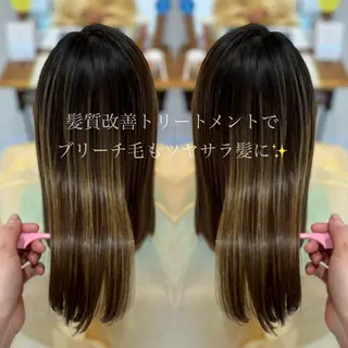 ミディアム 堀口 彩佳のヘアスタイル