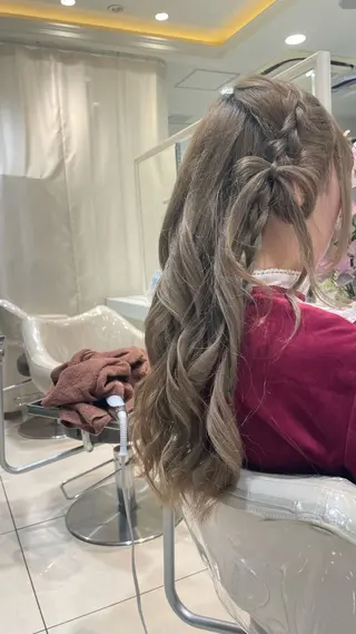 ロング ハイトーン募集中 💜✝️荒川優輝のヘアスタイル