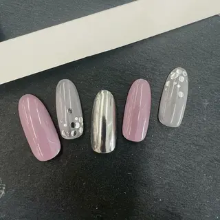 ネイル ⭐︎休業中の練習⭐︎ JNA認定講師髙橋のネイルデザイン